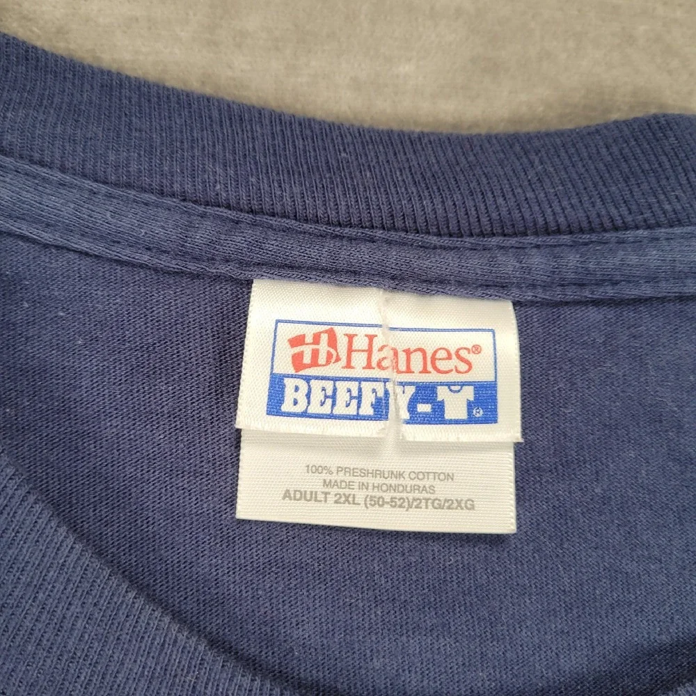 Virginia Beach VA‎ Hanes Beefy-T Graphic Print T-Shirt Men's Adult 2XL